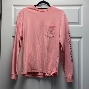 Pink vineyard vines long sleeve